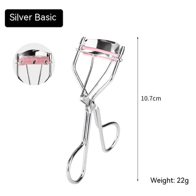 Natural Curling Eyelash Curler with Comb Girls Eyelash Beauty Auxiliary Tools Portable Wide Angle Eyelash Curler