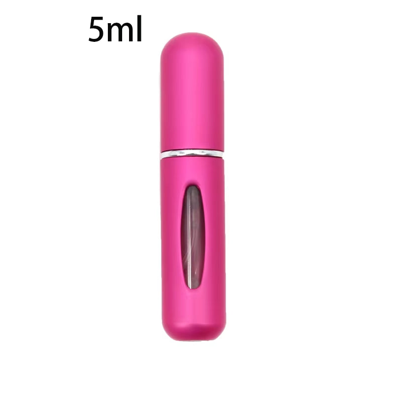 Travel-Friendly Refillable Mini Perfume Atomizer - Portable 5ml & 8ml Spray Bottles - 5Ml Black