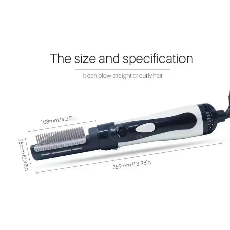 Ultimate 3-In-1 Hot Air Styling Tool: Curler, Straightener & Dryer Comb
