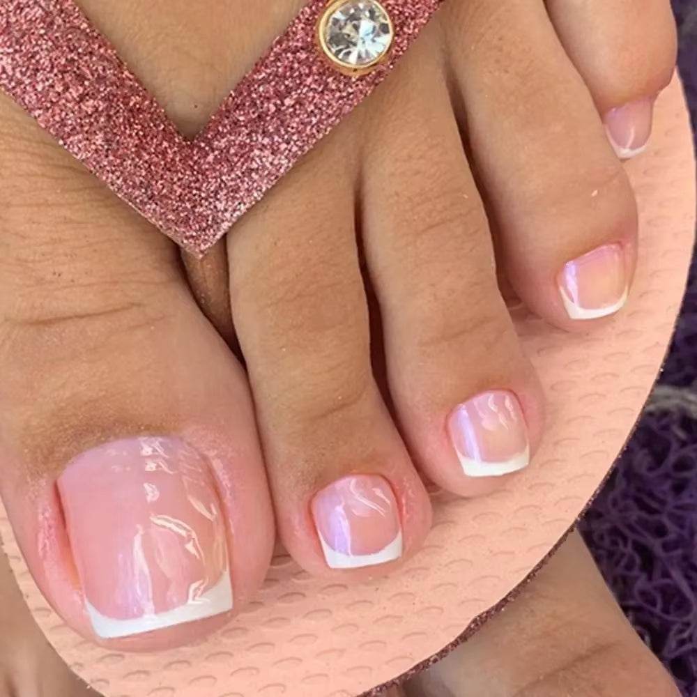 Pointed Head Almond Fake Nails Waterproof Wearable Manicure Full Cover False Nail Press on Nails Women - Talin Store