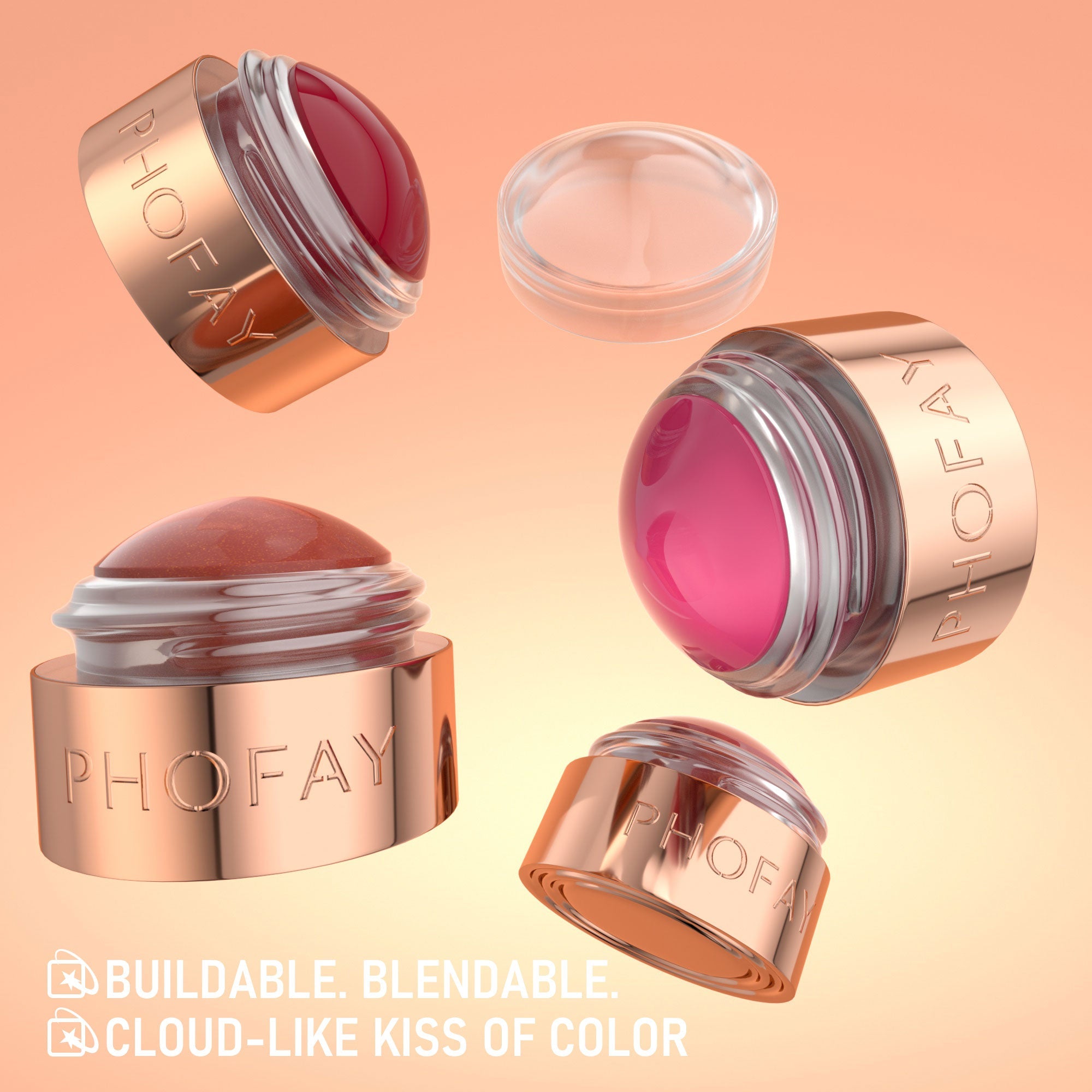 PHOFAY MOUSSE BLUSH CREAM - 01Color