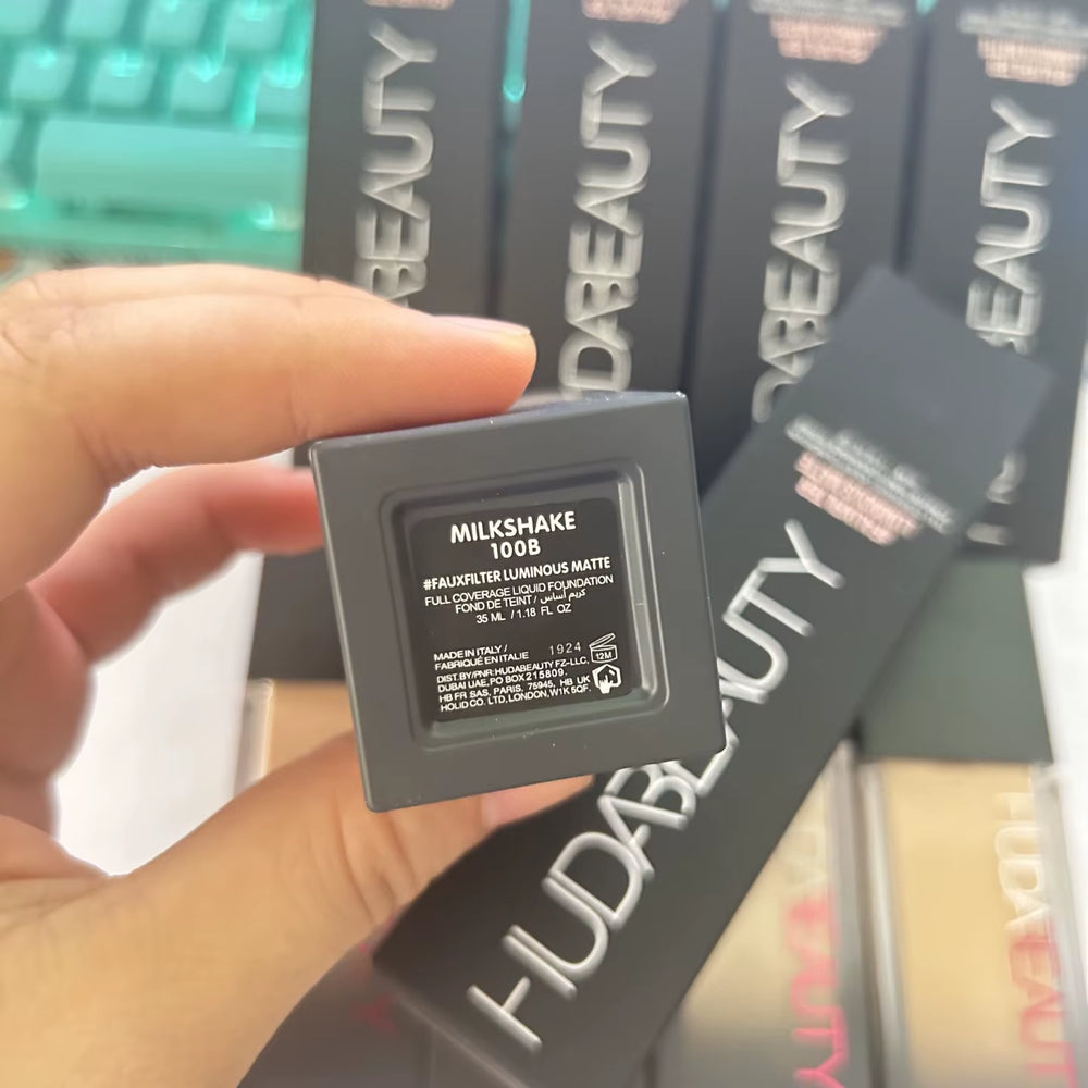 Fauxfilter Luminous Matte Foundation Liquid Foundation Moisturizing Make-Up Waterproof Long-Lasting Concealer Liquid Foundation