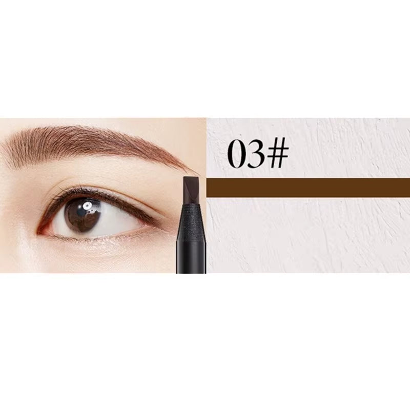 Hard Core Waterproof White Eyeliner - Long-Lasting Permanent Makeup Eyebrow Pencil for Makeup Artists