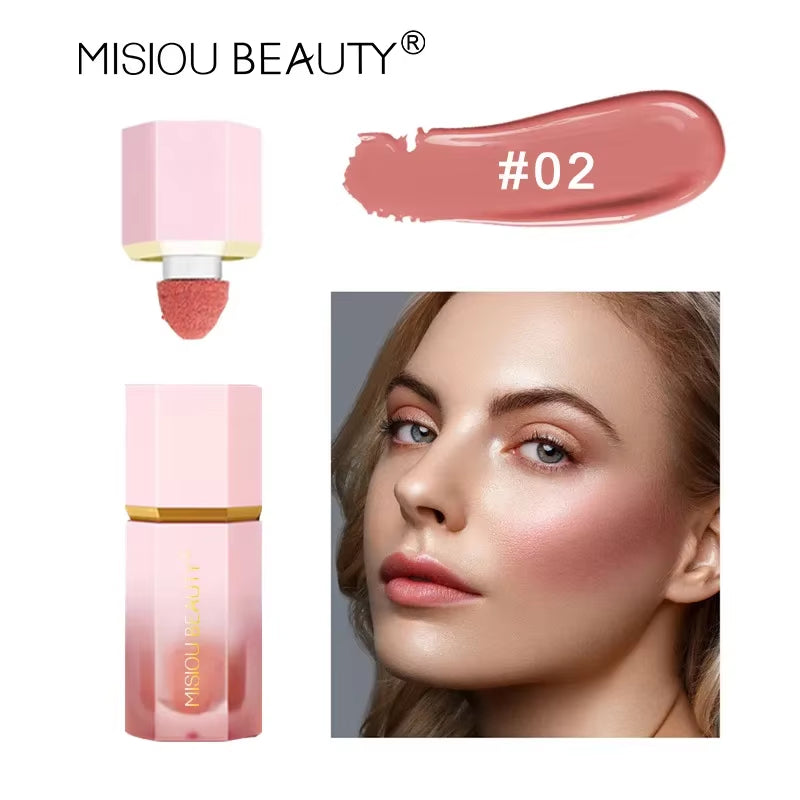 Longlasting Natural Liquid Blush Stick - Waterproof Contouring & Brightening Makeup for All Skin Types - 05