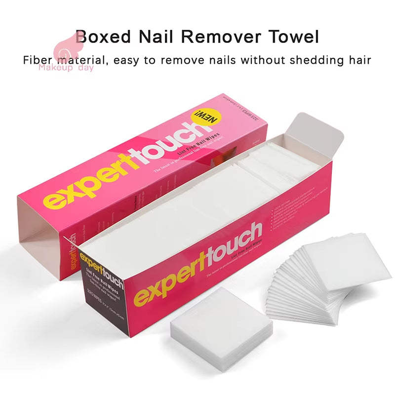 Gel Nail Polish Remover Gel Polish Cleaner Manicure Nail Remover Lint-Free Wipes Cleaner Paper Pad