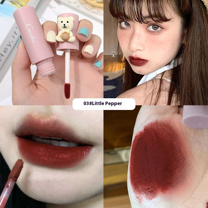 Velvet Matte Lip Mud Matte - 01 Milk Tea Peach