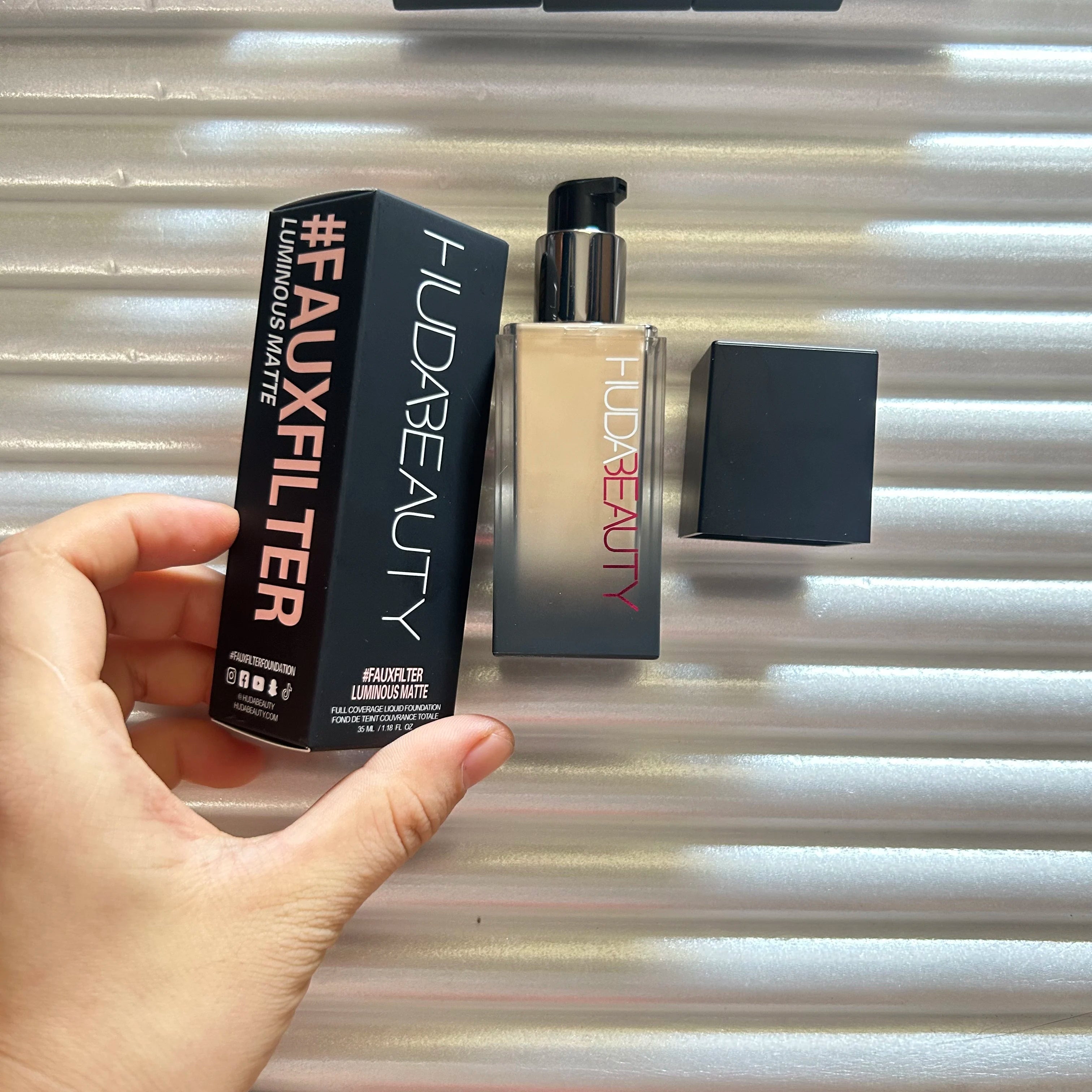 Fauxfilter Luminous Matte Foundation Liquid Foundation Moisturizing Make-Up Waterproof Long-Lasting Concealer Liquid Foundation