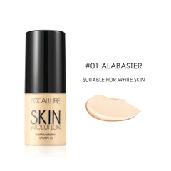 Focallure 8 Colors Face Foundation Makeup Base Liquid Foundation Cream Full Coverage Concealer Moisturizing Face Make Up - 01
