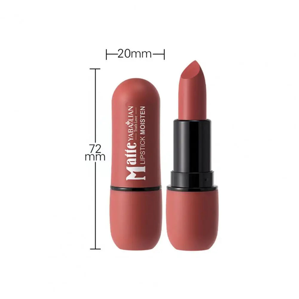 Silk Touch Matte Lipstick for Women - Smooth, Non-Caked, Non-Greasy Lip Makeup - 3.5G C