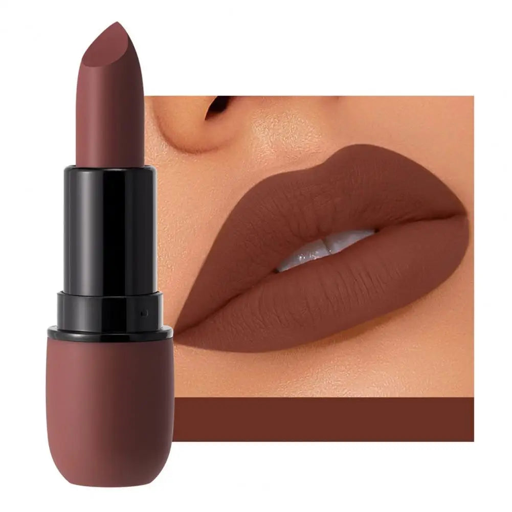 Silk Touch Matte Lipstick for Women - Smooth, Non-Caked, Non-Greasy Lip Makeup - 3.5G C