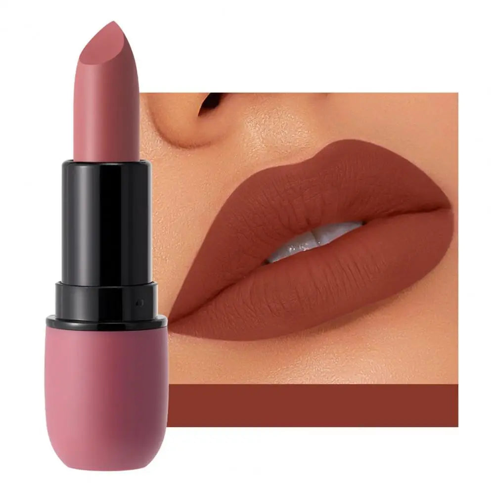 Silk Touch Matte Lipstick for Women - Smooth, Non-Caked, Non-Greasy Lip Makeup - 3.5G A