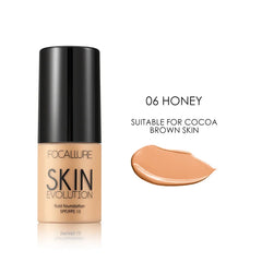 Focallure 8 Colors Face Foundation Makeup Base Liquid Foundation Cream Full Coverage Concealer Moisturizing Face Make Up - 06