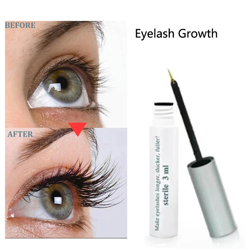 Revitalize Your Look: 7-Day Eyelash & Eyebrow Growth Serum for Voluminous, Stunning Results! - Red-Eyelash Growth