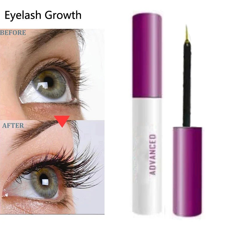 Revitalize Your Look: 7-Day Eyelash & Eyebrow Growth Serum for Voluminous, Stunning Results! - Black-Eyebrow Growth