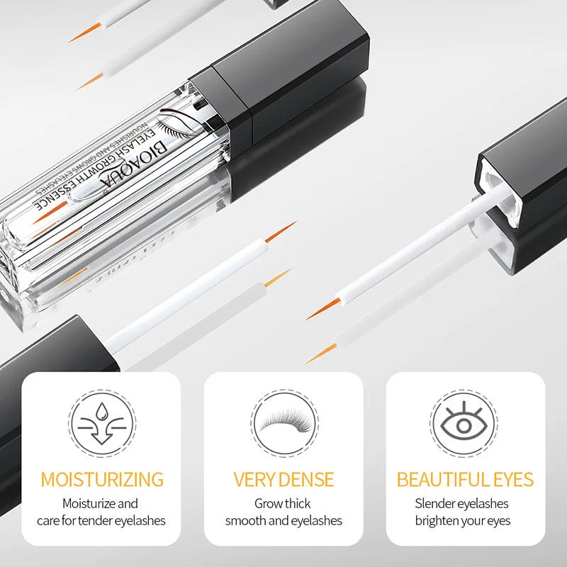 Revitalize Your Look: 7-Day Eyelash & Eyebrow Growth Serum for Voluminous, Stunning Results! - Black-Eyebrow Growth