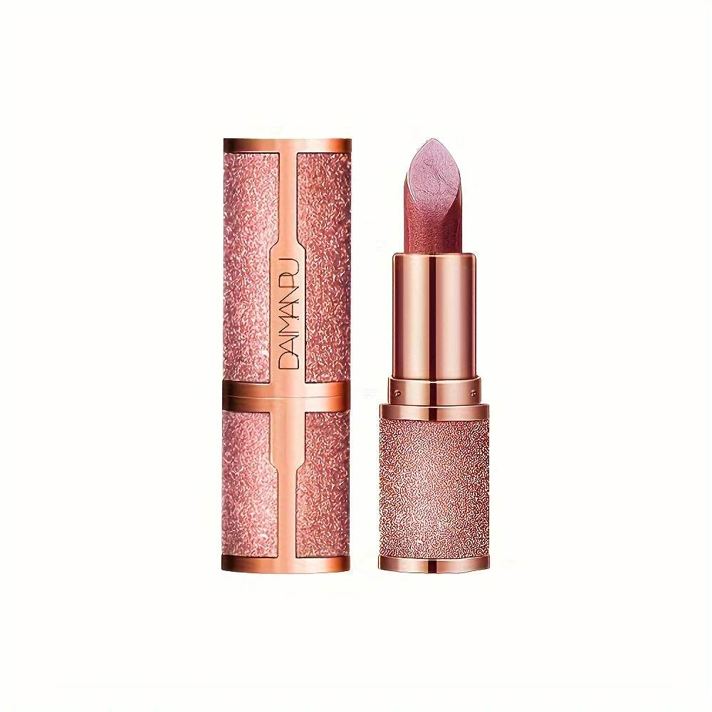 Rose Smoke Powder, Bright Starry Sky, Glossy Velvet Texture, Durable, Make Your Lips Shiny, Waterproof, Anti-Fouling. - Talin Store