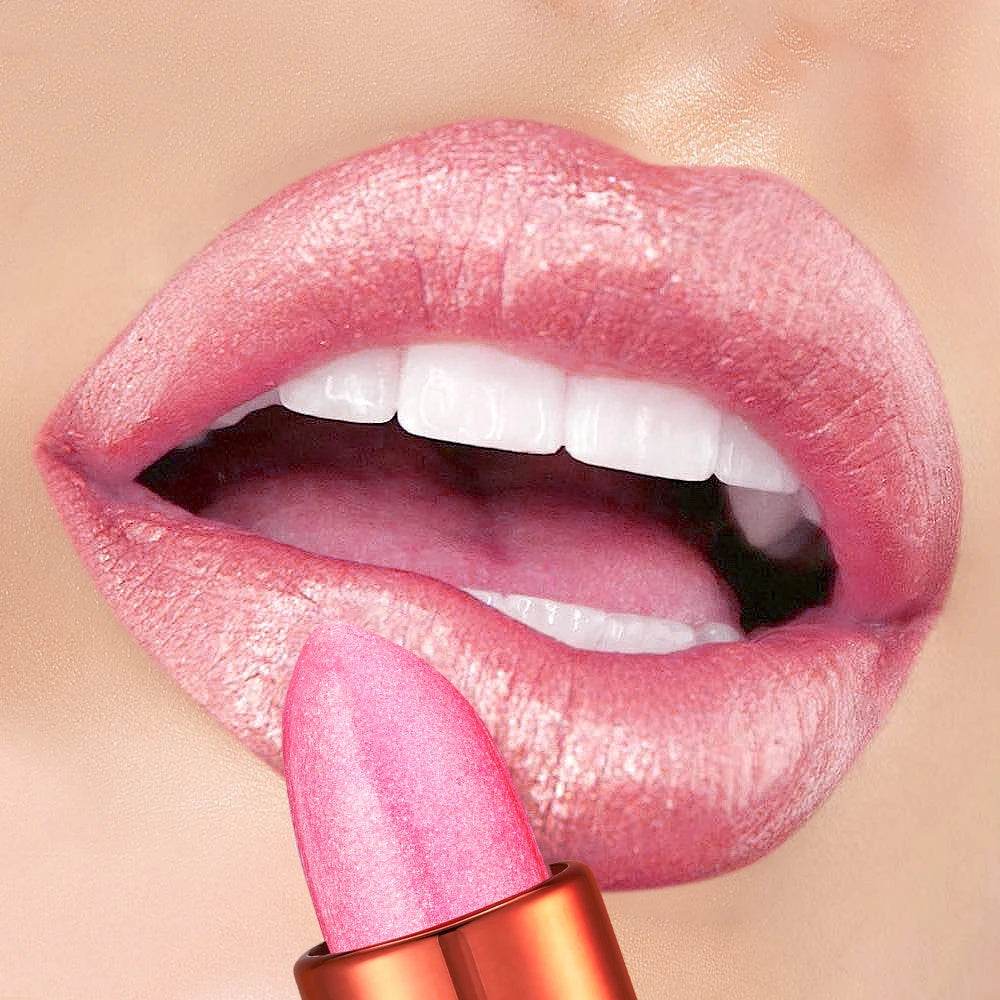 Rose Smoke Powder, Bright Starry Sky, Glossy Velvet Texture, Durable, Make Your Lips Shiny, Waterproof, Anti-Fouling. - Talin Store
