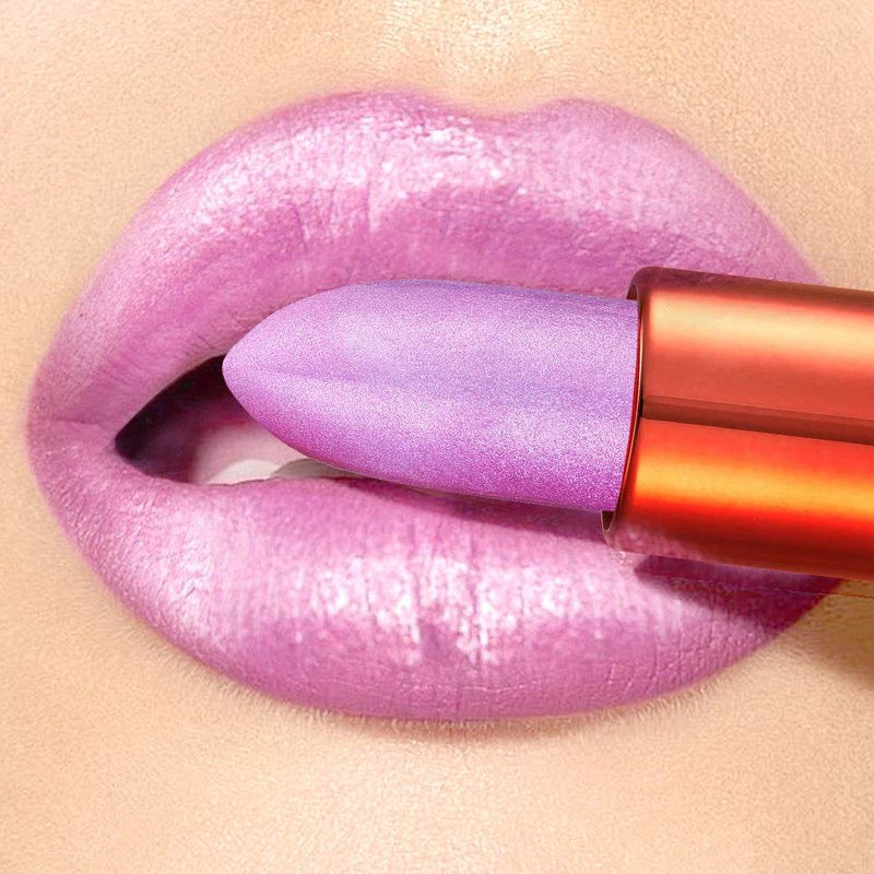 Rose Smoke Powder, Bright Starry Sky, Glossy Velvet Texture, Durable, Make Your Lips Shiny, Waterproof, Anti-Fouling. - Talin Store