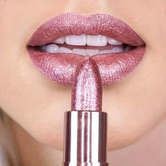 Rose Smoke Powder, Bright Starry Sky, Glossy Velvet Texture, Durable, Make Your Lips Shiny, Waterproof, Anti-Fouling. - Talin Store