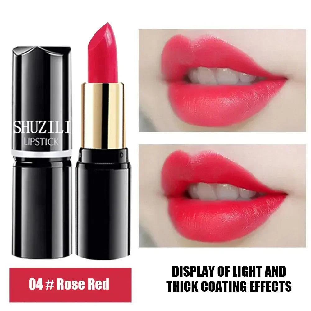 Long-Lasting Matte Lipstick - Original Tube, Smooth Texture, Moisturizing, Waterproof Formula - Aunt