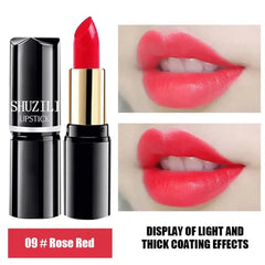 Long-Lasting Matte Lipstick - Original Tube, Smooth Texture, Moisturizing, Waterproof Formula - Red