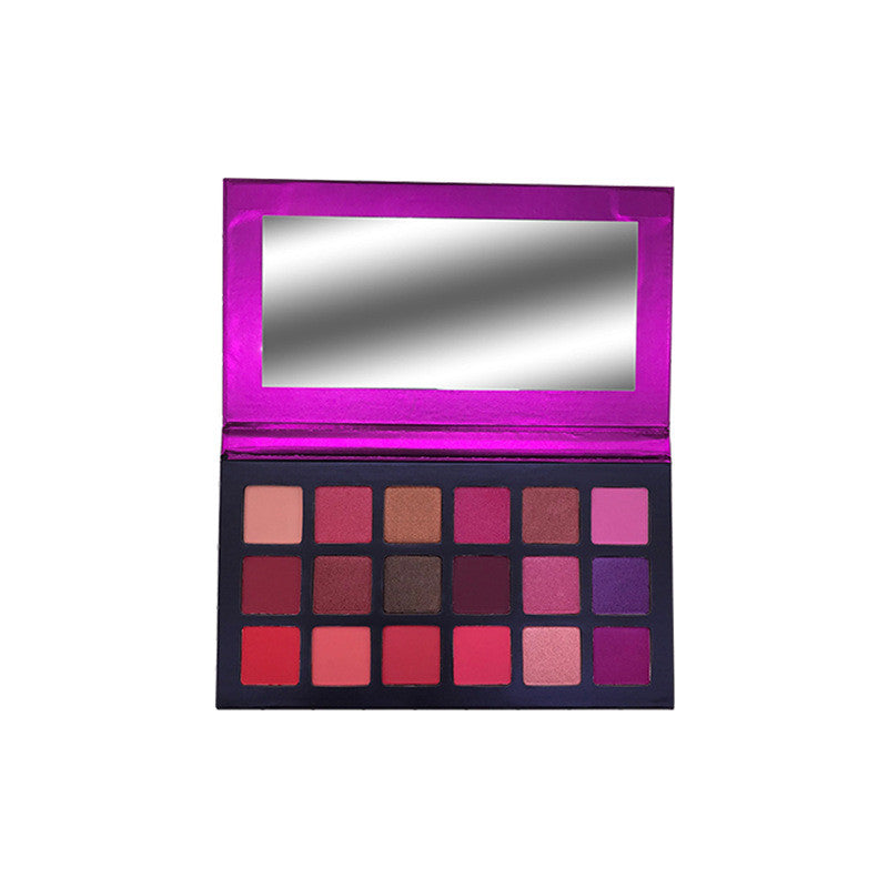 18 Color Eyeshadow Palette Square Eyeshadow - Pink / 18 Colors
