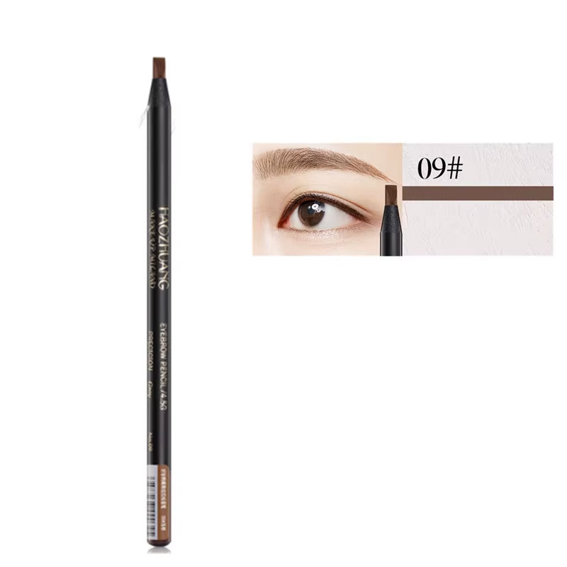 12PCS Waterproof White Eyebrow Pencil Set - Long-Lasting, Natural Eye Makeup for Perfectly Defined Brows - 03