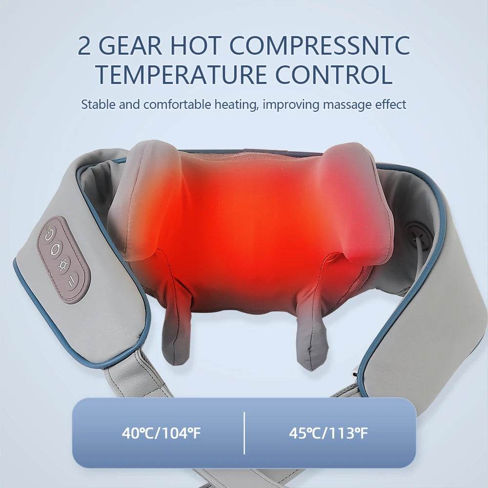 Ultimate Wireless Neck and Back Massager - Relaxing Shawl for Neck, Shoulder, and Trapezius Relief - Talin Store