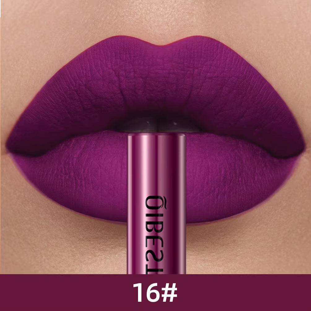 Long-Lasting Waterproof Matte Liquid Lipstick - Velvet Nude Red Tint Lip Gloss - Talin Store