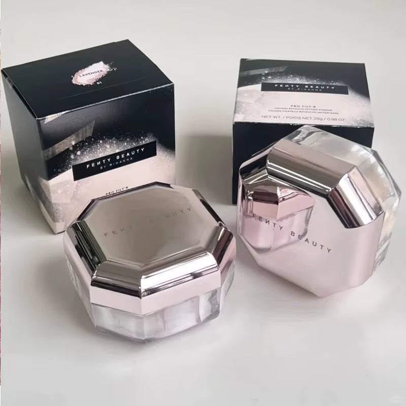 Fenty Beauty Loose Powder Oil-Control Waterproof Matte Setting Powder Makeup Shiny Highlighter Powder Lasting Natural Cosmetic