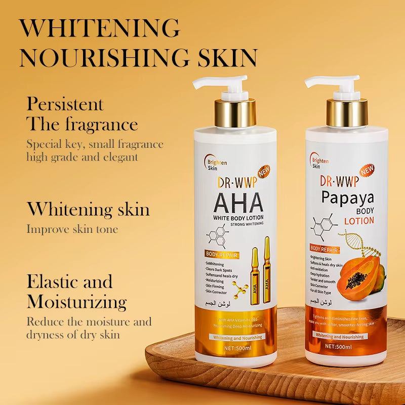 Natural 500Ml Skin Body Turmeric Body Lotion Arbutin Kojic Acid Vitamin C Whitening for Dark Spot Turmeric Body Cream