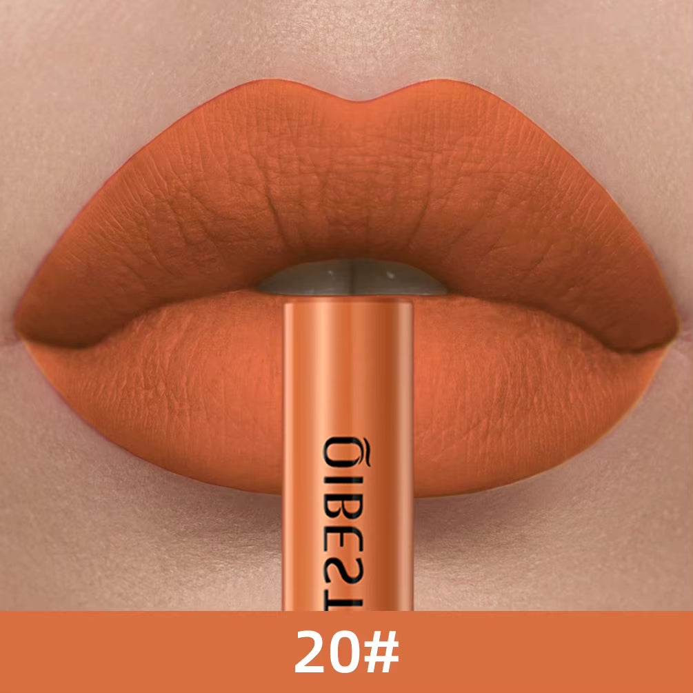 Long-Lasting Waterproof Matte Liquid Lipstick - Velvet Nude Red Tint Lip Gloss - Talin Store