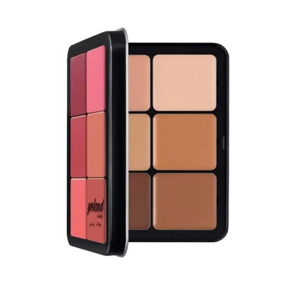 يولاند باليت كريمي كنتور واحمر خدود - رقم 201 - Talin Store