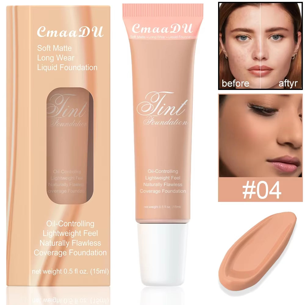 High Coverage Liquid Foundation - Matte, Waterproof BB Cream in 4 Stunning Colors! - 01