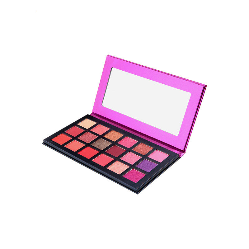 18 Color Eyeshadow Palette Square Eyeshadow - Pink / 18 Colors