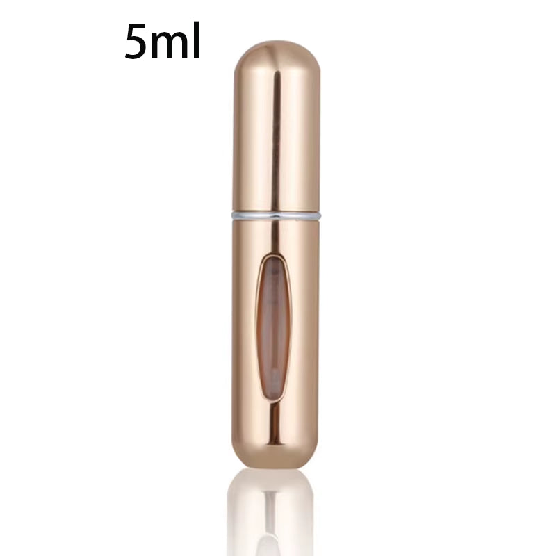 Travel-Friendly Refillable Mini Perfume Atomizer - Portable 5ml & 8ml Spray Bottles - 5Ml Matte Pink