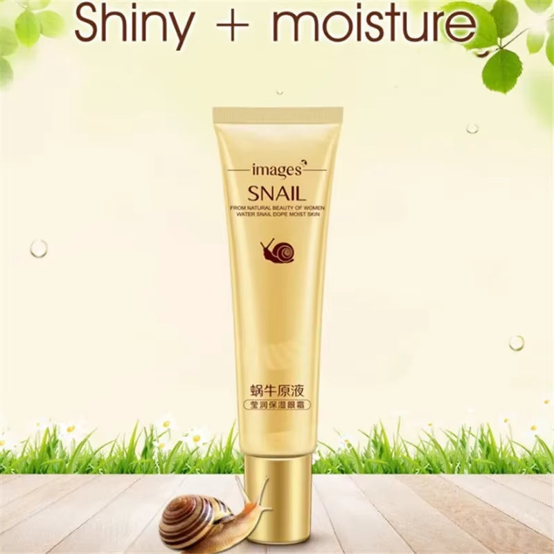 Revitalizing Snail Eye Cream - Brightening, Moisturizing & Anti-Aging Formula for Dark Circles and Wrinkles