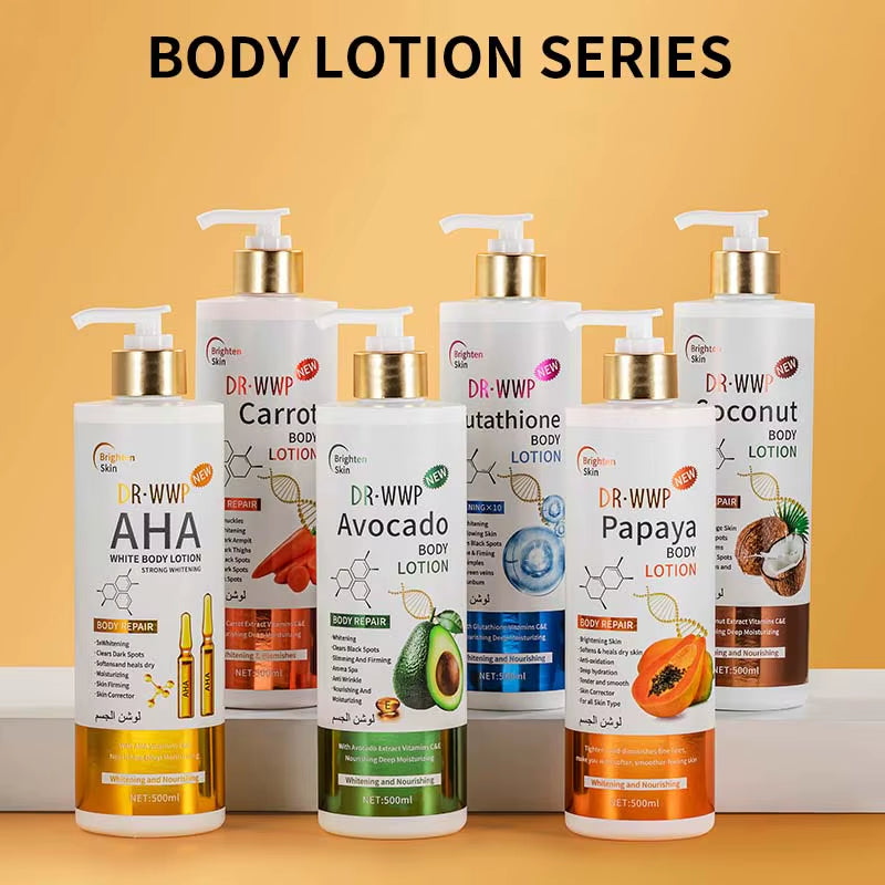 Natural 500Ml Skin Body Turmeric Body Lotion Arbutin Kojic Acid Vitamin C Whitening for Dark Spot Turmeric Body Cream