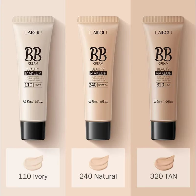 Ultimate All-in-One BB Cream: Oil-Control, Full Coverage, Waterproof & Long-Lasting Moisturizing Foundation - 110 Ivory