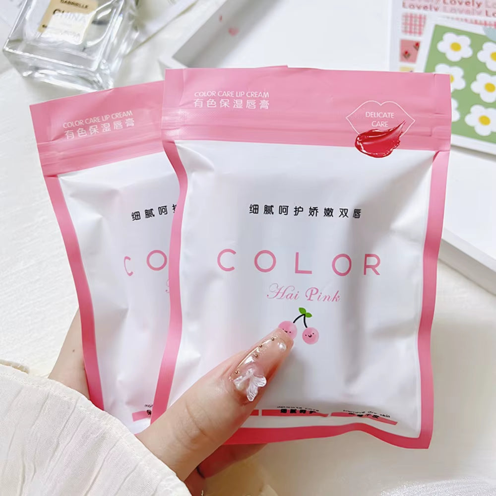 Cute Red Tint Lipstick Set - Moisturizing Colored Lip Balm for Vibrant, Hydrated Lips