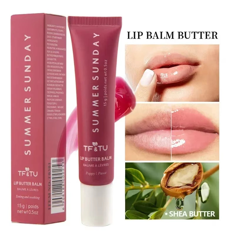 Hydrating Waterproof Lip Gloss - 6 Stunning Shades of Polypeptide Color & Butter Lipstick Enrichment - 05
