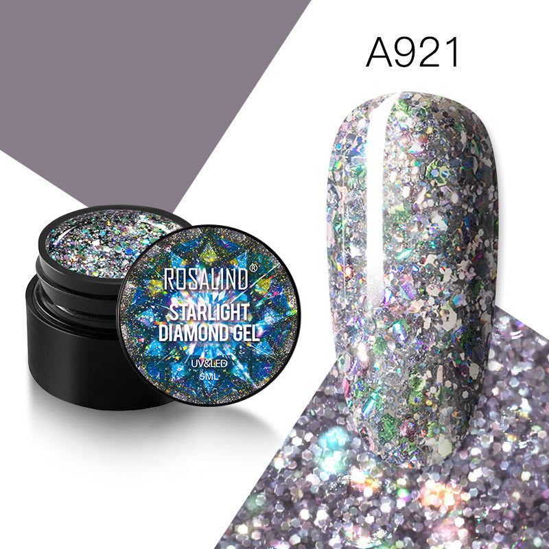 Xingyao Diamond Glue 5ML Gel Nail Polish Seven-Color Sequins UV Glue