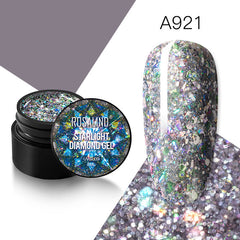 Xingyao Diamond Glue 5ML Gel Nail Polish Seven-Color Sequins UV Glue