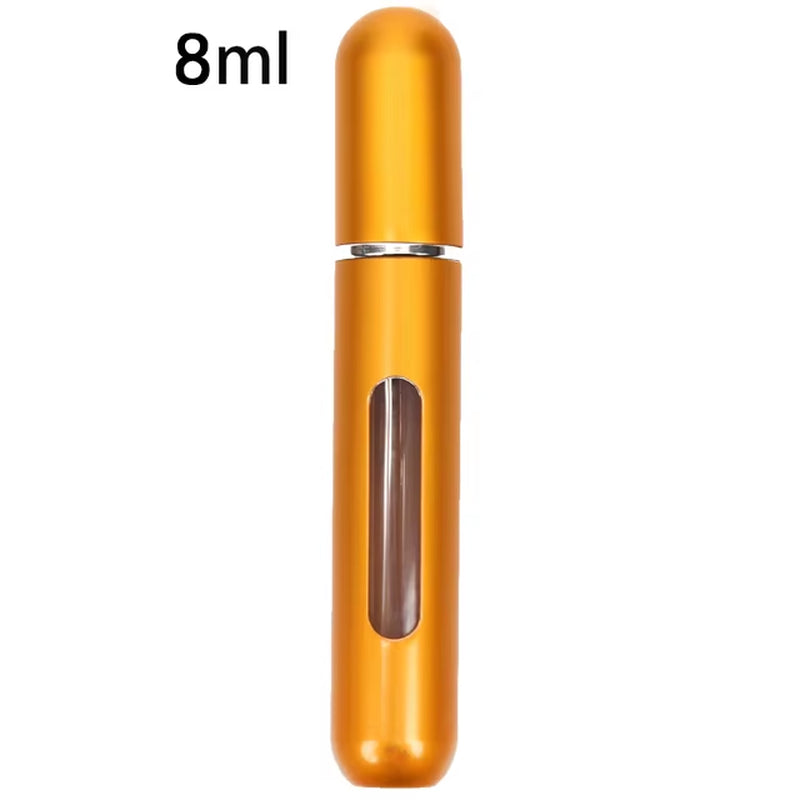 Travel-Friendly Refillable Mini Perfume Atomizer - Portable 5ml & 8ml Spray Bottles - 5Ml Matte Pink