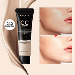 Ultimate CC Cream: Acne Coverage, Long-Lasting Wear & UV Protection for Flawless Skin - 240-Natural