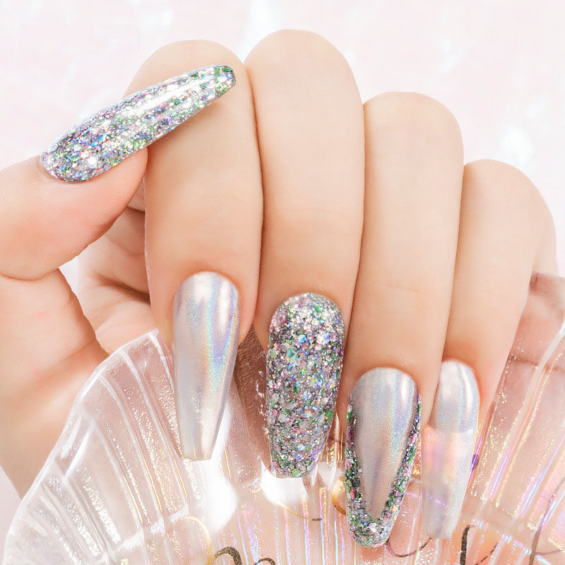 Xingyao Diamond Glue 5ML Gel Nail Polish Seven-Color Sequins UV Glue