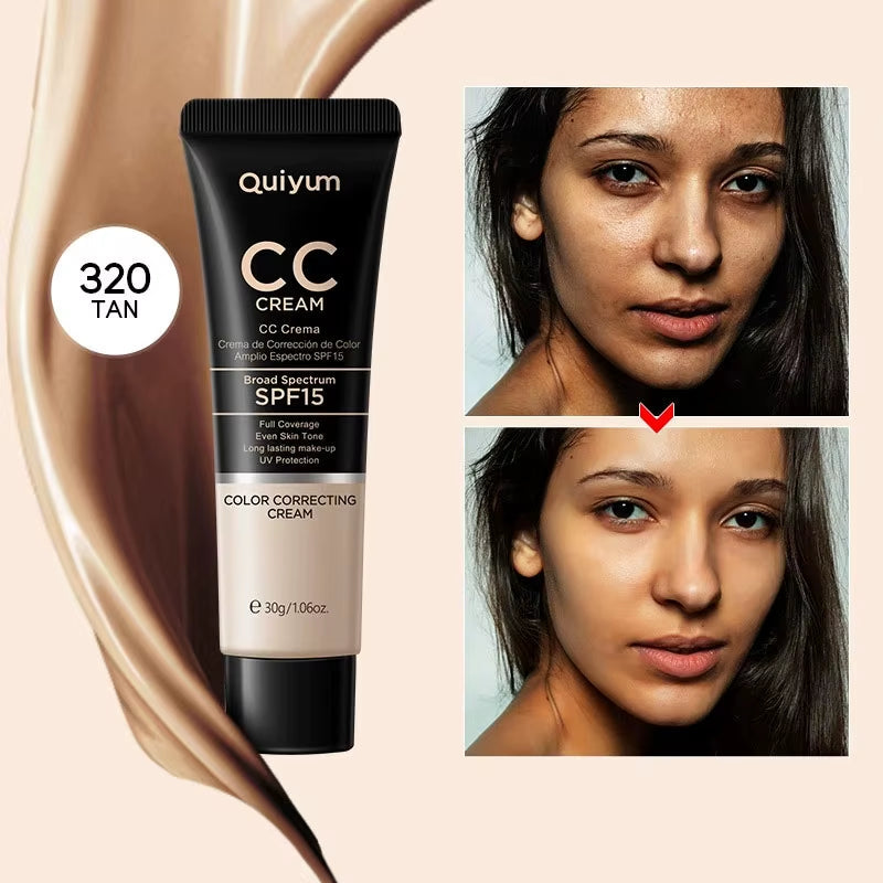 Ultimate CC Cream: Acne Coverage, Long-Lasting Wear & UV Protection for Flawless Skin - 320-Tan