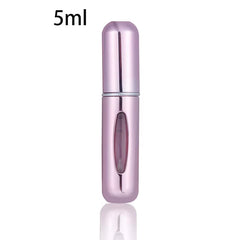 Travel-Friendly Refillable Mini Perfume Atomizer - Portable 5ml & 8ml Spray Bottles - 5Ml Matte Pink