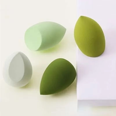 4PCS Dual-Use Makeup Sponges - Premium Bevel Cut Cosmetic Puffs for Flawless Foundation Application
