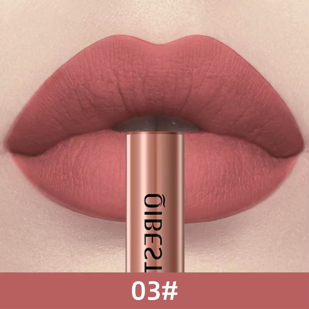 Long-Lasting Waterproof Matte Liquid Lipstick - Velvet Nude Red Tint Lip Gloss - Talin Store